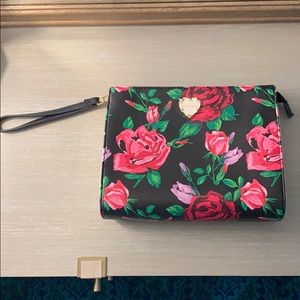 Betsy Johnson clutch bag floral design